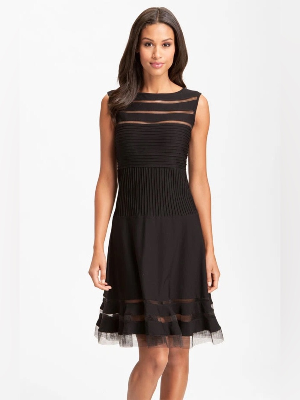 Adrianna Papell NWT Black Cocktail Dress Size 4